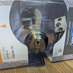 Schlage satin Deadbolt