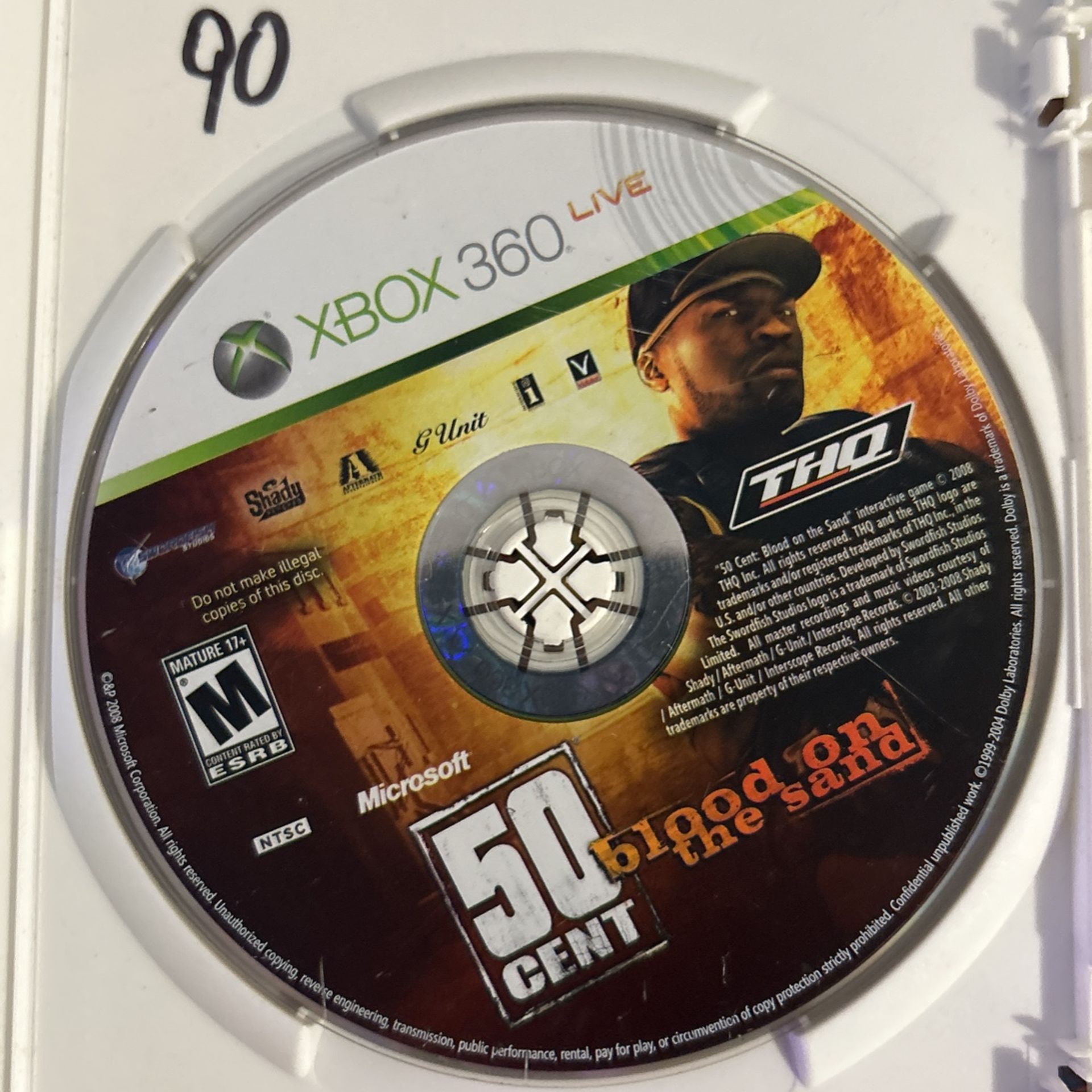 50 Cent Game For Xbox 360 