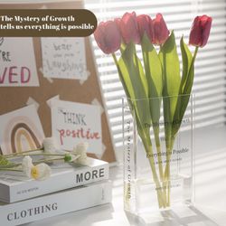 New! Book Vase for Flowers, Book Lovers Gifts, Flower Vase for Room Decor Aesth