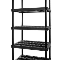 Heavy duty plastic shelving units 72"h x  36"l x  24"w