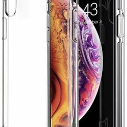 5x Shockproof Crystal Clear Cover Silicone Case For iPhone XS Max 