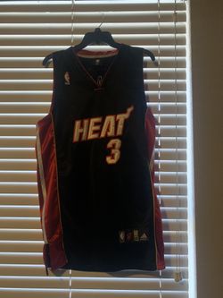 2009 Adidas Size Medium Miami Heat Dwyane Wade Jersey