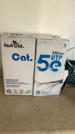 Fast Cat Cat5e UTP 350MHz Ethernet Cable Box