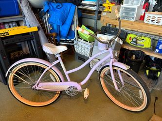 Purple beach bike