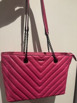 DKNY Veronica tote bag in bright pink