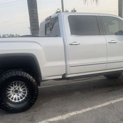 Kmc 445 Impact Custom Black / Ring 17x9 6x139.7 +0 Offset Wheels With Nitto 35x12.50R17 Tiresπ₯π₯π₯