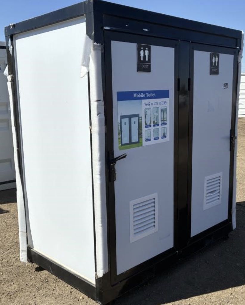 907 Portable Double Restroom  47"x79"x89"