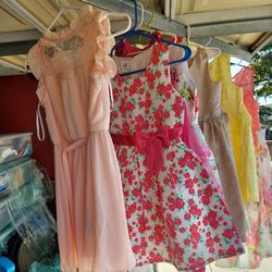 Special Occasions,  Or Party Dresses For Little  Girls , Sizes  From 7 To 10 Years Old ,in Very Good Condition , They Look Like New. 10 Dollars Each.