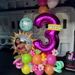 Moana Balloon Bouquet 