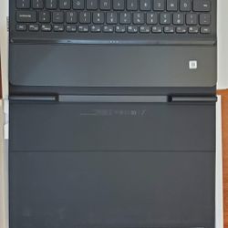 Galaxy Tab S8+, Galaxy Tab S7 FE Book Cover Keyboard Slim, Black