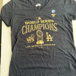 Authentic Fanatics 2024 World Series Champions black & gold Los Angeles Dodgers t-shirt #Dodgers #MLB #baseball