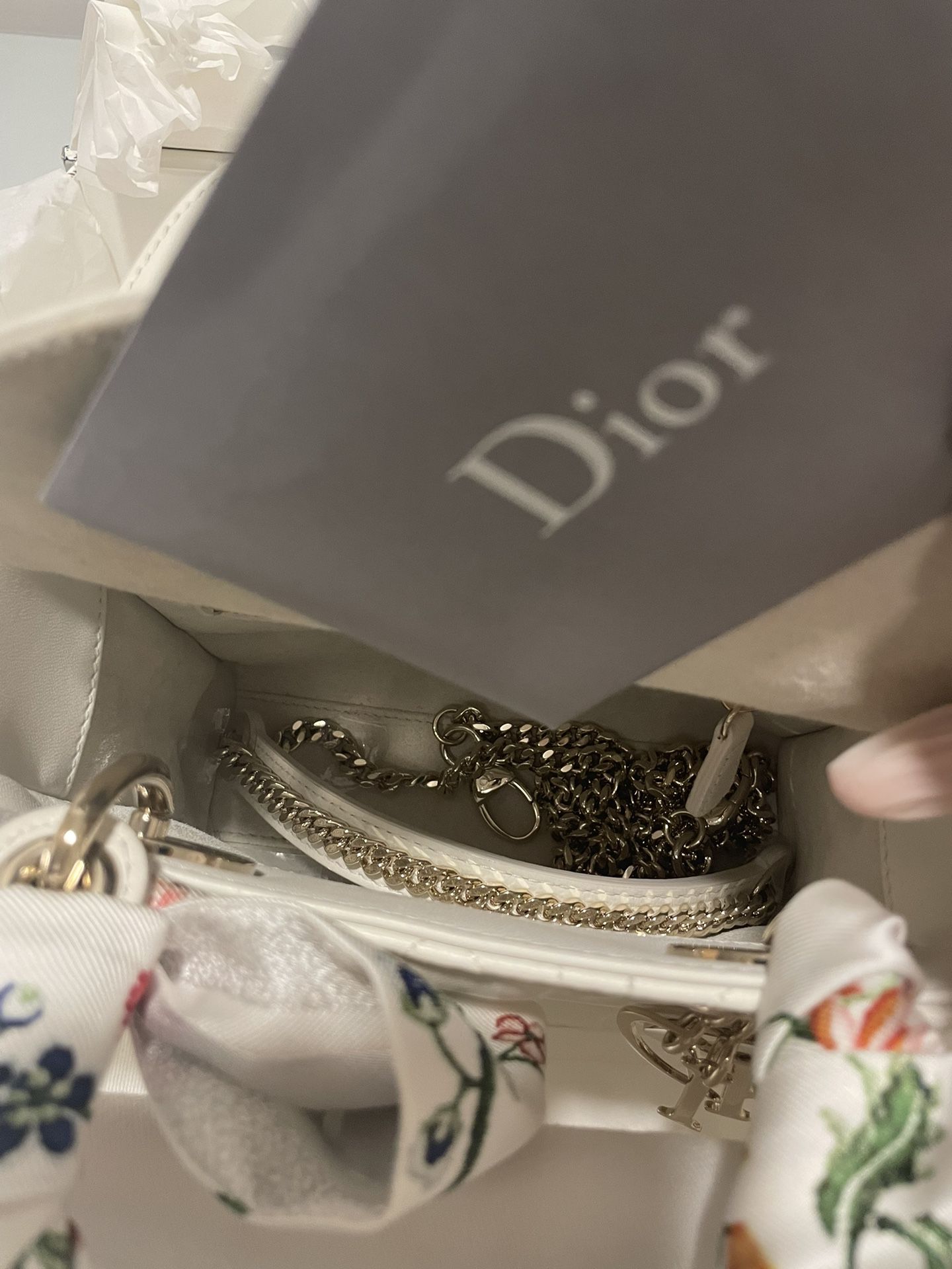 Dior Leather Mini Lady Dior Wallet 100% Authentic for Sale in Miami, FL -  OfferUp
