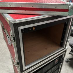 Red Fiber Rack Road Cases