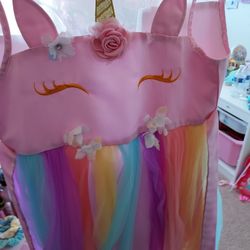 Sunny Fashion UNICORN dress Size 8