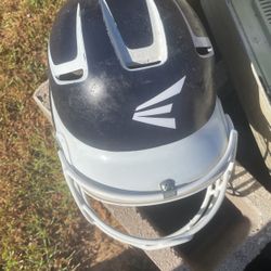 Black Easton Softball Helmet