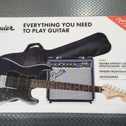 Squier Affinity Series Guitar Pack NEW 