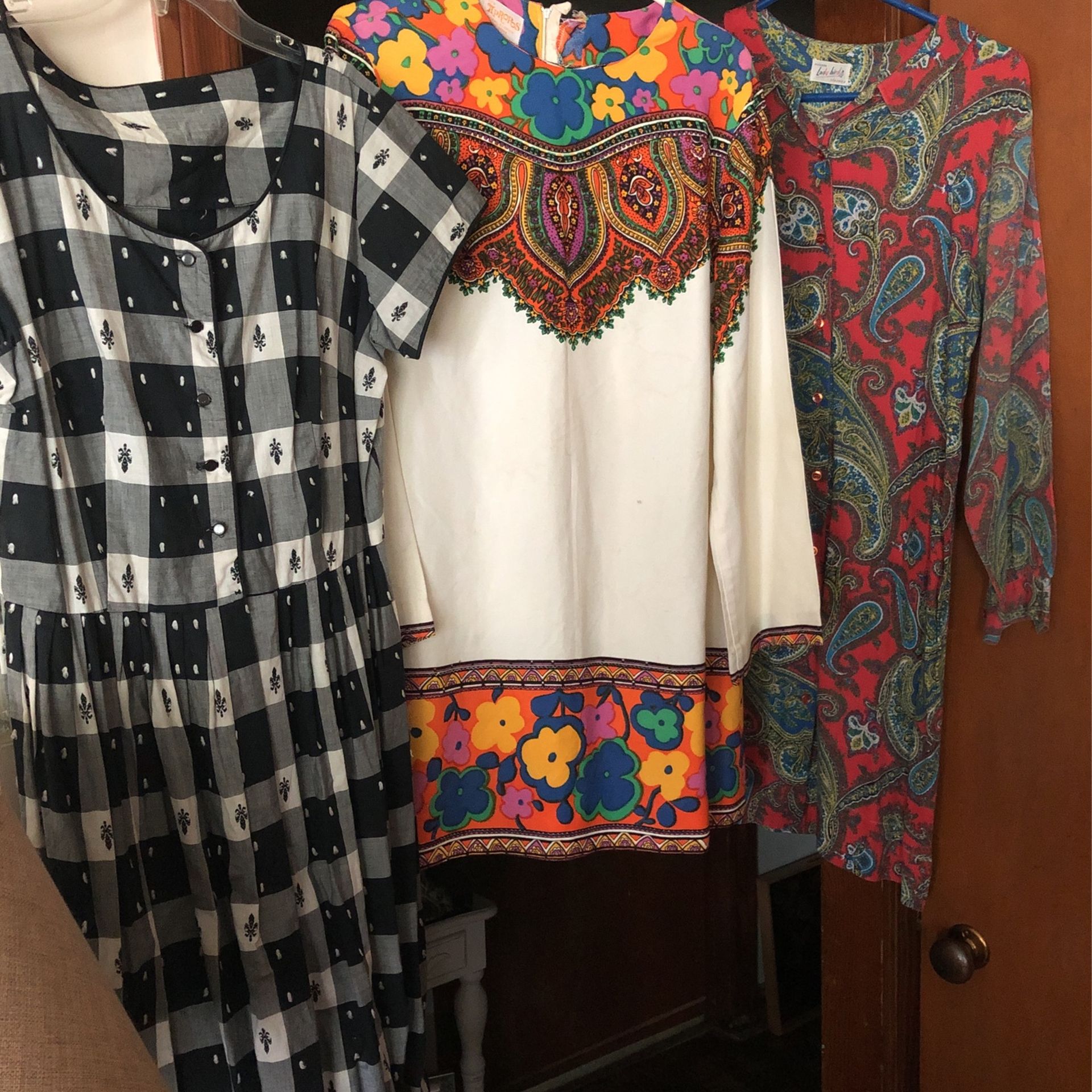 Three Vintage 60’s Dresses