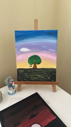 Sunset Sky With Tree