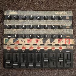 AKAI Professional MIDImix - USB MIDI Controller Mixer with Assignable Faders & Master Fader, 24 Knob