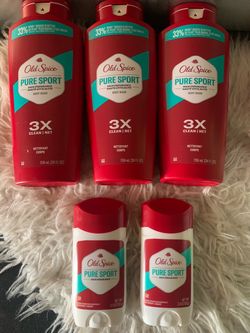 Old spice body wash & Deodorants Bundle