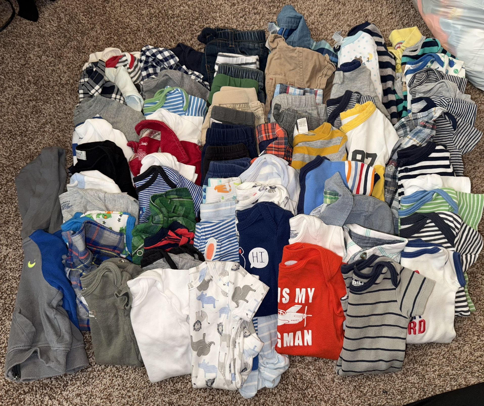 Baby Boys Clothes Size Newborn To 0/3 Months 