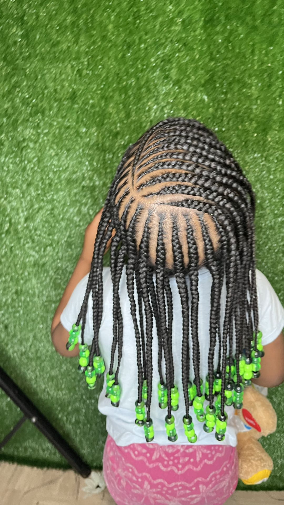 Kids tribal braids🤩 #backtoschool #braids #kidsbraids #beads #fyp #vi, Tribal Braids