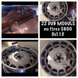 22 inch dub moguls