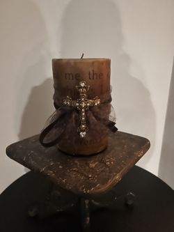 Brown Decorative Candle 