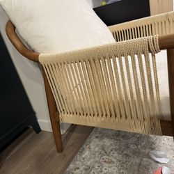 Boho Style Accent Chair 