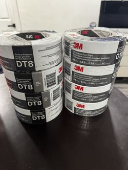 All Purpose Duct Tape DT8, Silver, 48 mm x 54.8 m, 8 mil Tp.