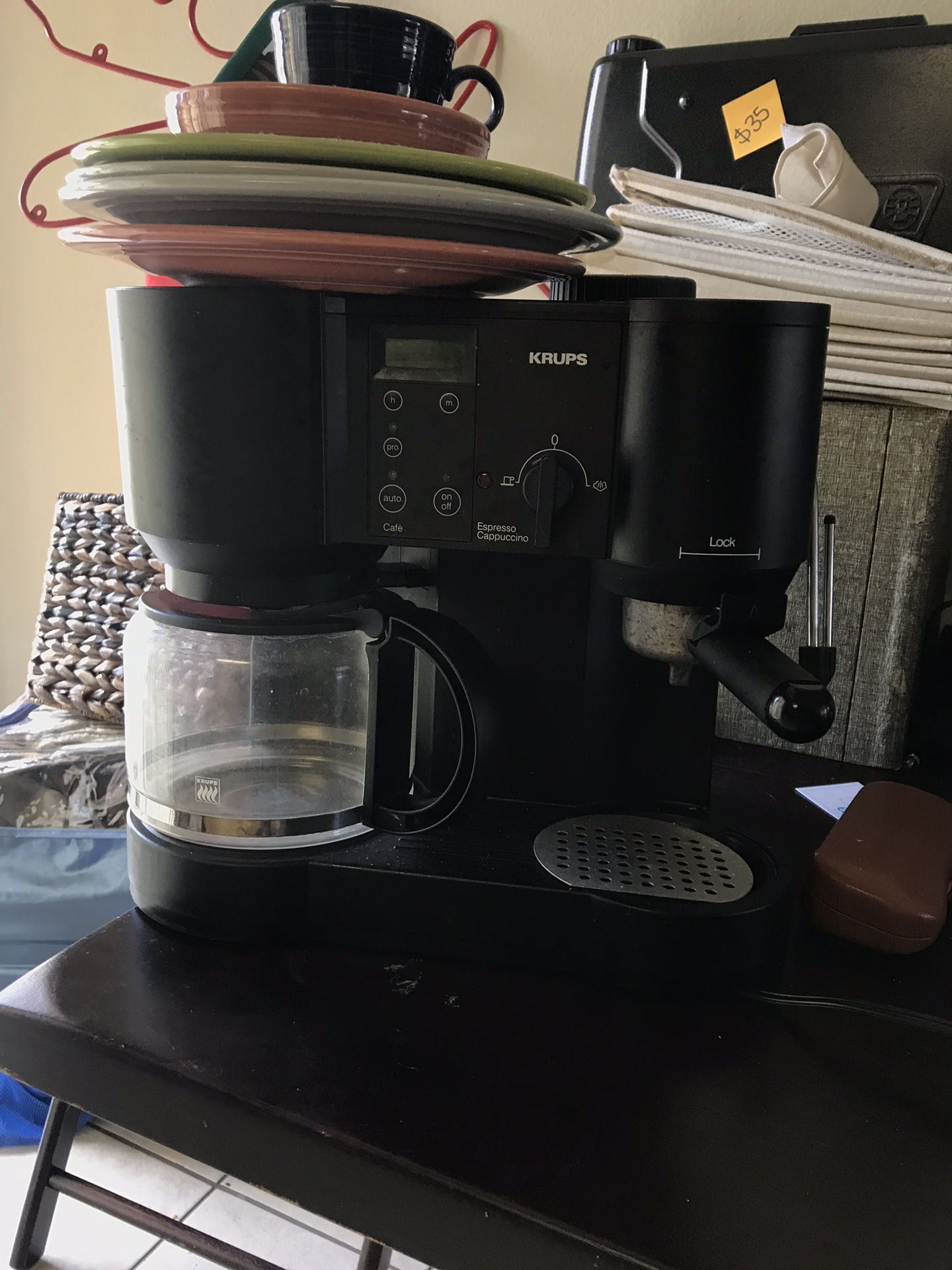 Krups coffee and espresso maker