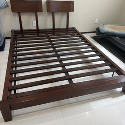 Queen Wood Bed