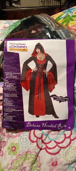 Deluxe Hooded Robe Gothic Vampire Adult Costume