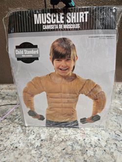Kids Muscle Shirt Costume Top