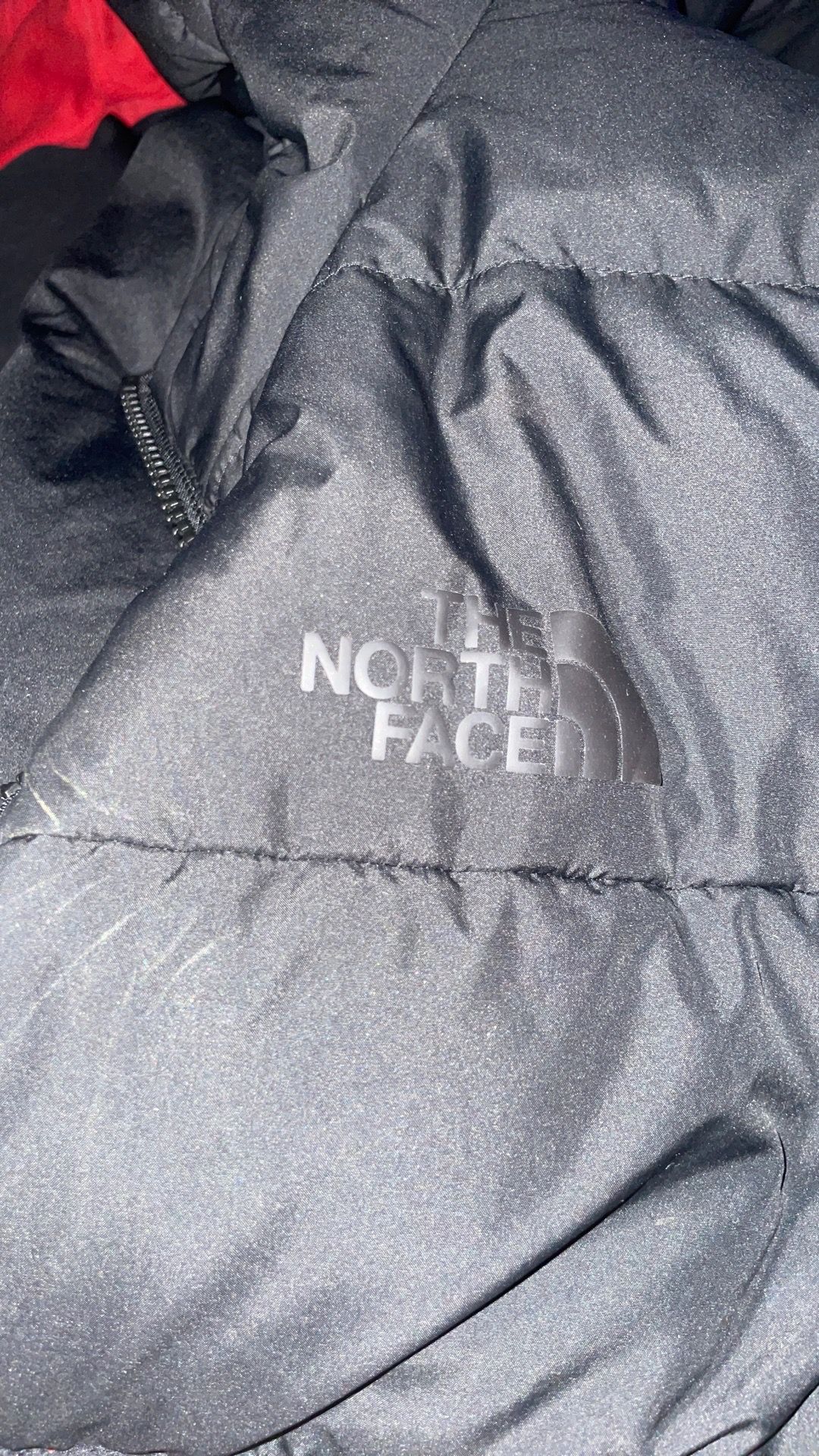 North face youth large puffer
