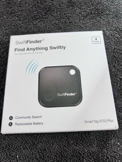 SwiftFinder Smart Tag Bluetooth Trackers 4 Pack