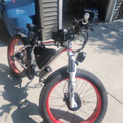 Dual Motor Fat Tire Electric Bike 2000w