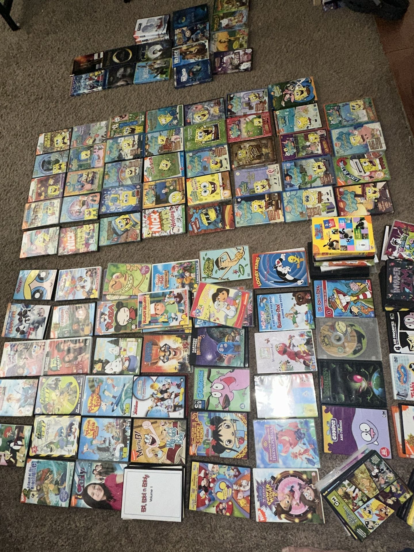 234 DVD’s Kids Shows And Movies