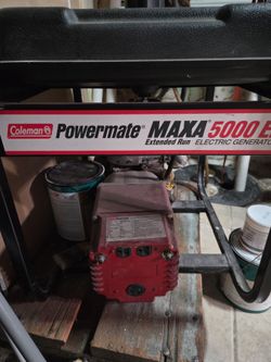 Coleman Powermate Maxa 5000E Extended Run Generator