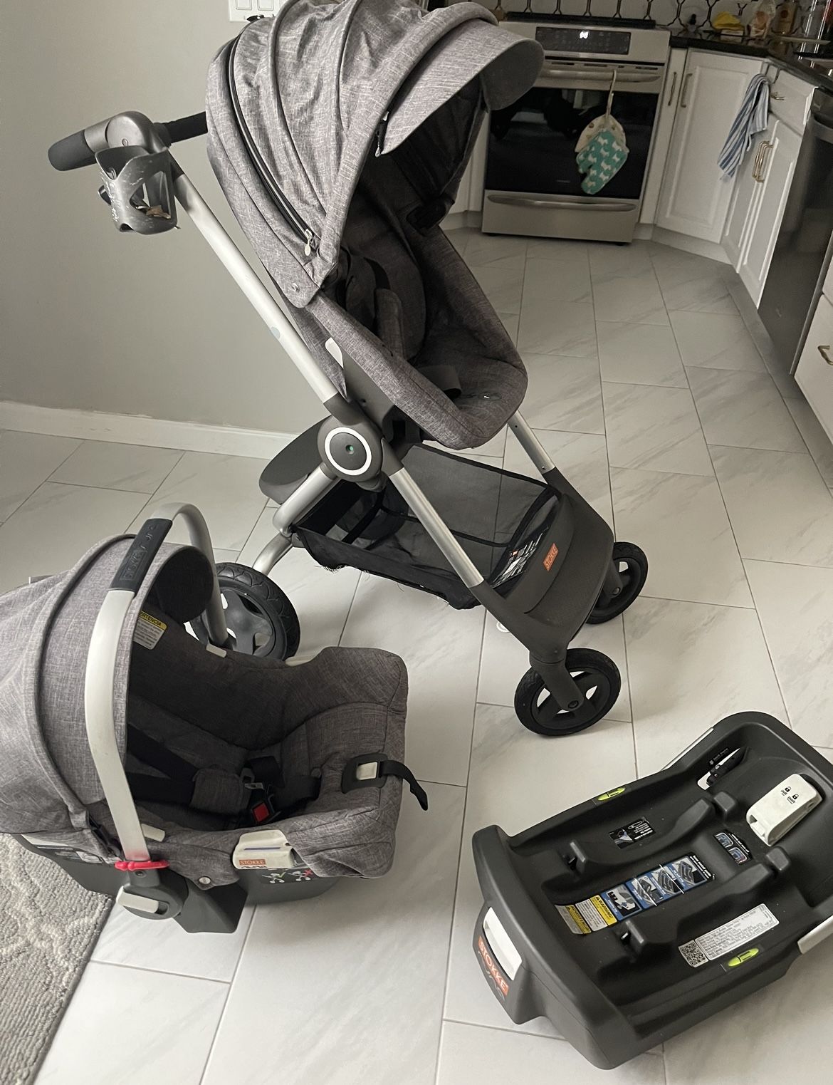 Stokke Pipa By Nuna Base, Infant Car Seat, And Stroller With Toddler Attachment