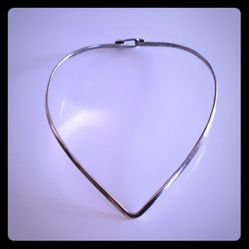 Vintage Sterling Silver Necklace Stamped 925 Mexico