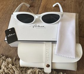 Helmer Eyewear Style White Sunglasses