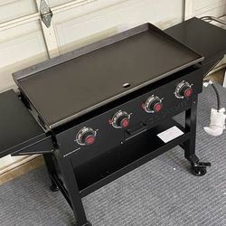 BRAND NEW (ASSEMBLED ) 36” GRIDDLE COOKING STATION PLANCHA NUEVA GRANDE DE 36 PULGADAS