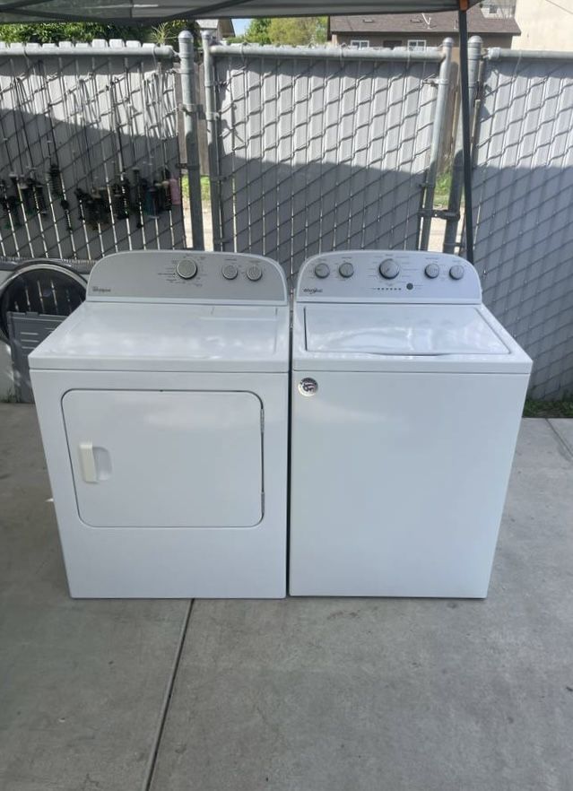 Whirlpool Washer&Dryer with Warranty