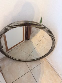 Gold rustic mirror