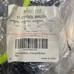 Pool Brush New 17.5” 