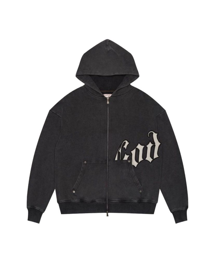 Black Wash Godspeed Hoodie XL