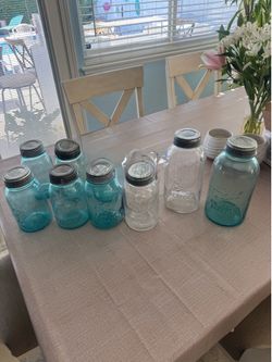 Antique canning jars
