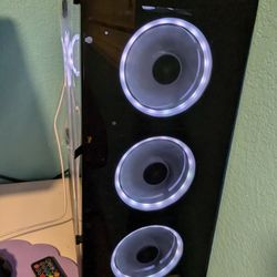 PC Tower And Keyboard 
