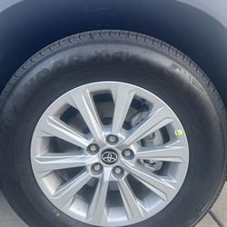 Toyota rims and tire